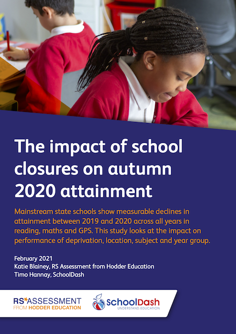 The impact of school closures on autumn 2020 attainment
